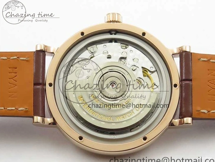 MIROTIME 0429 Portofino 37mm RG V7F 1:1 Best Edition Gray Dial on Deep Brown Leather Strap A SunProtective 7090